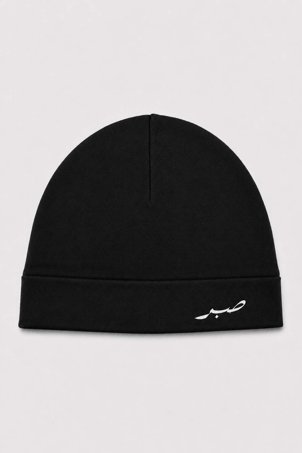 Bonnet en satin noir